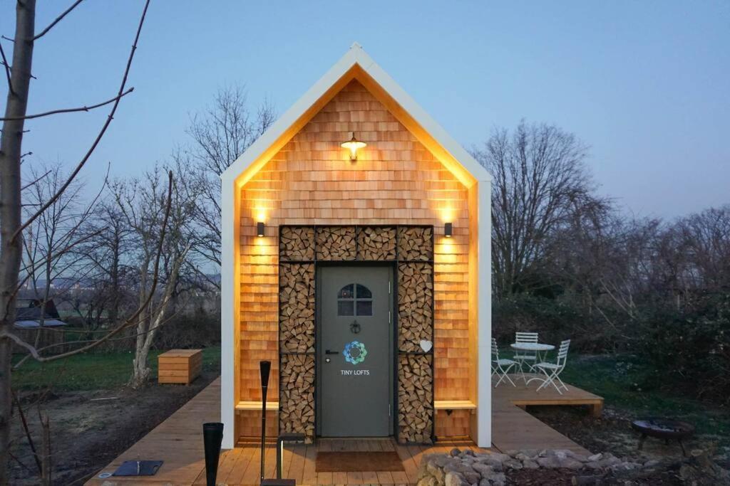Tiny Haus Auf Idyllischem Grundstueck Im Rittergut Vila Klipphausen Exterior foto