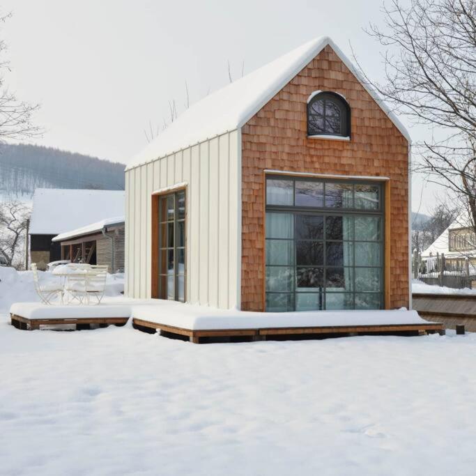 Tiny Haus Auf Idyllischem Grundstueck Im Rittergut Vila Klipphausen Exterior foto